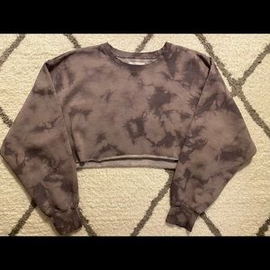 Aritzia TNA Cozy AF Boyfriend Cropped Crewneck